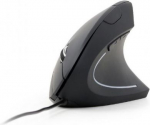 Computer mouse ERGONOMIC, With wire, Black MUS-ERGO-01 | 8716309104890