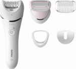 Philips | Epilator | BRE710/00 | Operating time (max) 40 min | Number of power levels N/A | Wet & Dry | White/Pink BRE710/00 | 8710103935483