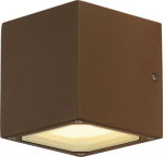 SITRA CUBE wall light, rust, GX53, max. 9W, IP44 232537 | 4024163112543