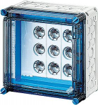 Mi fuse box, 3x3x63A, DIII, E33 bus-mounted 250 A, 5-pole, hinged lid 2000624 | 4012591656241