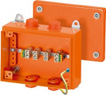 junction box tested for intrinsic fire resistance, 1.5-10 sqmm, 5-pole 6000115 | 4012591601159