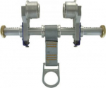 ALU FLANGE BAR WITH ROLLER LV130 | 3295249171360