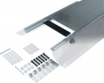 flush floor trunking with foil dry care nom. width 350 level. range 105-150mm BKF350105 | 4012002236901