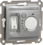 Room Thermostat 16A 5-30&deg;C Aluminium Sedna Design SDD113506 | 3606481467096