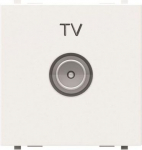 N2250.7 BL TV outlet, white, M-type, 2 modules Zenit 2CLA225070N1101 | 8427238138138