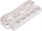 Extension 5 sockets white, 3m 165003 PAGACU21.1 | 4744984010445