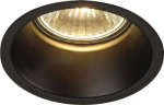 Downlight HORN 50W GU10 IP20, black 112910 | 4024163139649