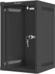 Lanberg | Rack cabinet 10" wall-mount 9U/280x310 (flat pack) with glass door | WF10-2309-10B | Black WF10-2309-10B | 5901969416930