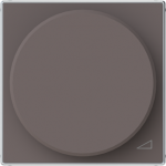 Color: Taupe Cover plate with rotatory knob for dimmer and DALI code: 8160, 8160.2, 8160.3, 8160.5, 8160.7, 8160.8, 8160.9, 8161.4, 8161.5 & 8161.8   Included: indicator neon lamp 2CLA856020A6301 | 8427238237046
