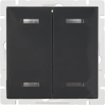 4/2-gang push button panel to control bistable relays or electronic control systems. Load capacity 1A AC/DC. White LED-light with adjustable illumination. Installation on surface or on top of a standard flush mounting box. 2TKA00000913 | 6438199002286