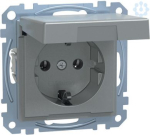 Schneider Electric Merten System M socket outlet MEG2311-0460 is a mechanism with central plate in color aluminium. This socket outlet belongs to M-Arc, M-Elegance, M-Plan, M-Plan glass, M-Smart, M-Star, System M aesthetic group. The outlet pole conf ...