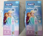 SALE OUT. Oral-B Vitality PRO Kids Frozen Electric Toothbrush, Blue | Oral-B Electric Toothbrush | Vitality PRO Kids Frozen | Warranty 24 month(s) | Rechargeable | For kids | Number of brush heads included 1 | Number of teeth brushing modes 2 | Blue  ...