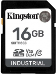 Kingston | SDHC/SDXC SD | Flash Memory Card | 16 GB | Black SDIT/16GB | 740617335477