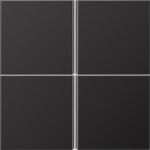 cover kit 4-gang, complete AL2404TSAD | 4011377140875