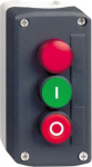 Dark grey station, green flush/red flush pushbuttons &Oslash;22 and red pilot light. range of product: Harmony XALD - product or component type: complete control station - device short name: XALD - product destination: for XB5 &Oslash; 22 mm control and signalling ...
