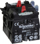 High power switching contact block, Harmony XB4, silver alloy, screw clamp terminal, 2NO ZBE503 | 3389119042239