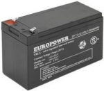 Battery 12V 7.2AH VRLA EUROPOWER EP7.2-12T2 | 5902367800116
