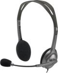 Logitech | Stereo headset | H111 | Built-in microphone | 3.5 mm | Grey 981-000593 | 5099206057340
