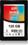Silicon Power Slim S55 120 GB, SSD interface SATA, Write speed 420 MB/s, Read speed 550 MB/s SP120GBSS3S55S25 | 4712702629149