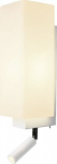 Wall luminaire QUADRASS SPOT, LED E27, 3000K, 2W, white 1003429 | 4024163235860