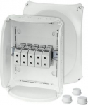 Junction box DK 3535 G with 5 pole terminals 35 mm2, grey IP66 62000018 | 4012591125105