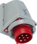 CEE-wall mounted plug 7x32A (6P+PE) 6h IP66/IP67 red 5272-6KV | 9003399322013