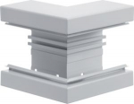 External corner of base profile for BRA 68x130mm lid 80mm of alu in pure white BRA6513039010 | 4012740840767