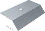 service outlet lid for on-floor trunking, nom. width 150mm punched GBZ rd 50mm AKM150050GBZ | 4012002243411