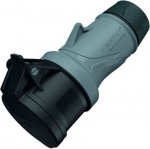 Connector 5x32A 7h 500V IP54 PowerTOP Xtra R black/grey 14585 | 4015394296669