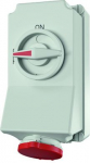 16A5P 6H400V wall mounted receptacle DUO IP 44 5103A | 4015394024538