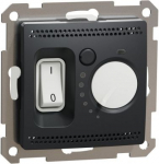 Room Thermostat 16A 5-30&deg;C Anthracite Sedna Design SDD114506 | 3606481467515
