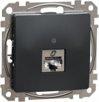 1xRJ45 data outlet CAT6 STP anthracite Sedna Design SDD114461S | 3606481467232