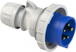 CEE Industrial Plug 5x32A (3P+N+PE) 9h IP67 SHARK blue 0252-9 | 9003399139390