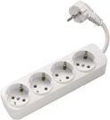 Extension 4 sockets white, 3m PAGACU12.1 | 4744984010414
