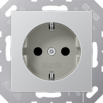 Socket outlet, 16A/250V, aluminium, A500 A1520AL | 4011377057494