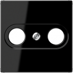 Cover plate for TV-outlet, black A500W A561PLTVSW | 4011377028845