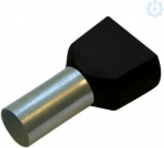 Twin end sleeve, 1.5/8, black, 100 pieces 270788 | 4011923096786