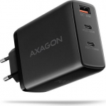AXAGON GaN wallcharger, 3x port (USB-A + 2x USB-C), PD3.0/PPS/QC4+/SFC2.0/AFC/SCP/FCP/Apple, 100W | ACU-DPQ100 ACU-DPQ100 | 8595247907912