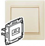 PRISE RJ45 CAT6 UTP 2SORTIES IVOIRE 774143 | 3245067741436