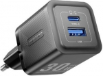 MOBILE CHARGER WALL 30W USB-C/2P BLACK FEQB0-EU VENTION FEQB0-EU | 6922794782204