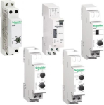 Acti 9, MINp, silent electronic timer, adjustable from 0,5 to 60minutes. range of product: Acti 9 - device short name: MINp - product or component type: silent electronic timer - product compatibility: mechanical compatibility with electrical comb bu ...
