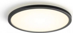 Hue Tento ceiling luminaire, round, &Oslash;29.1cm, 16.6W, black, 2100lm, White 929003822801 | 8720169330498
