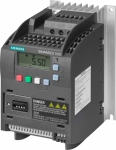 SINAMICS V20 380-480V3AC-15/+10% 47-63Hz Rated power 0.37 kW with 150% overload for 60 sec. Integrated filter C3 I/O interface: 4 DI, 2 DO, 2 AI, 1 AO Fieldbus: USS/MODBUS RTU with built-in BOP Degree of protection IP20/UL Op Variable: FSA 90x 150x 1 ...