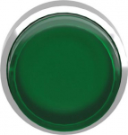 Head for illuminated push button, Harmony XB4, metal, green projecting, 22mm, push push, universal L ZB4BH33 | 3389110890389