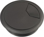 Grommet, Unica System+, diameter 80mm, black INS61212 | 3606489820961