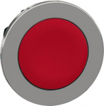 Flush mounted push button head, Harmony XB4, metal, red, 30mm, spring return, unmarked ZB4FA4 | 3606489581053