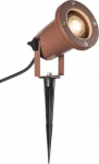 Outdoor ground spike luminaire BIG NAUTILUS GU10 QPAR51, LED, 11W, IP44/IP65, brown 1001964 | 4024163221955