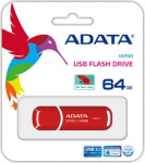 MEMORY DRIVE FLASH USB3.1 64GB/RED AUV150-64G-RRD ADATA AUV150-64G-RRD | 4713435799307