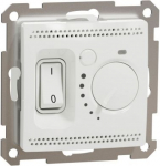 Floor thermostat 16A, 5-50 &deg;C white Sedna Design & Elements SDD111507 | 3606481466266