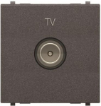 N2250.7 AN TV outlet, anthracite, M-type, 2 modules Zenit 2CLA225070N1801 | 8427238138152